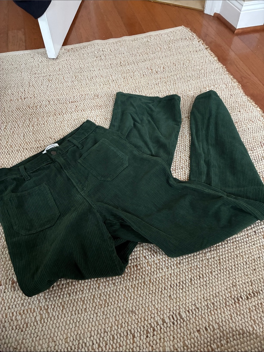 Reformation Alyssa High Rise Wide Leg Corduroy Pants